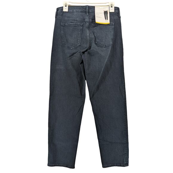 Social Standard by Sanctuary Jeans 8 Nighthawk Black Slim Straight HighRise Crop - Picture 2 of 13